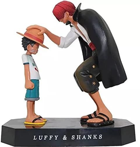 Crying Luffy with shanks