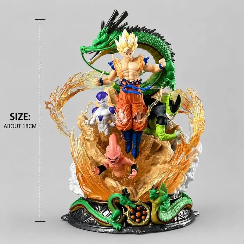 Goku with dragon