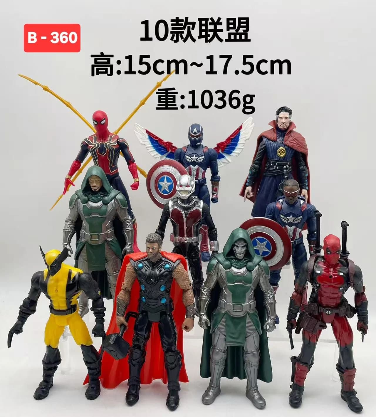 Avangers characters for each