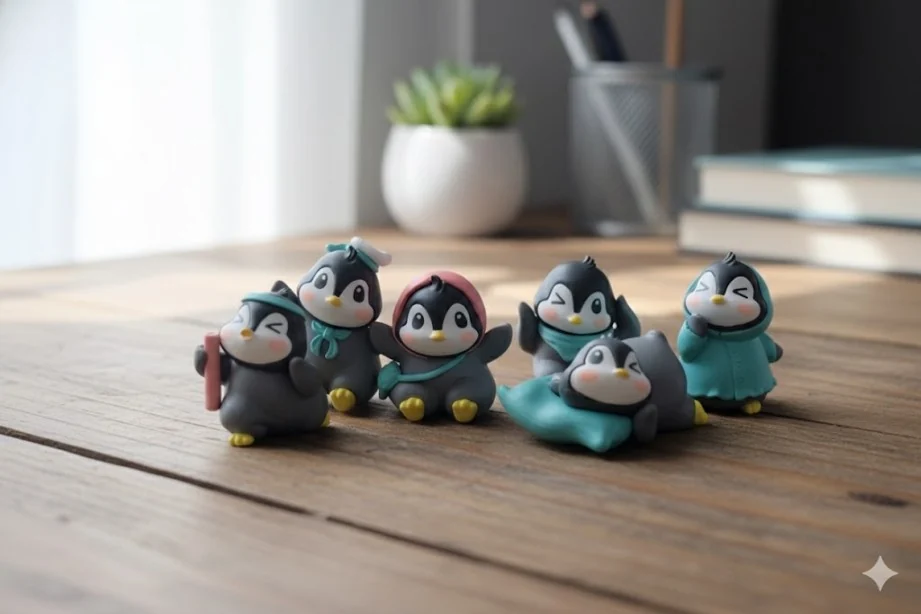 Penguin in single piece