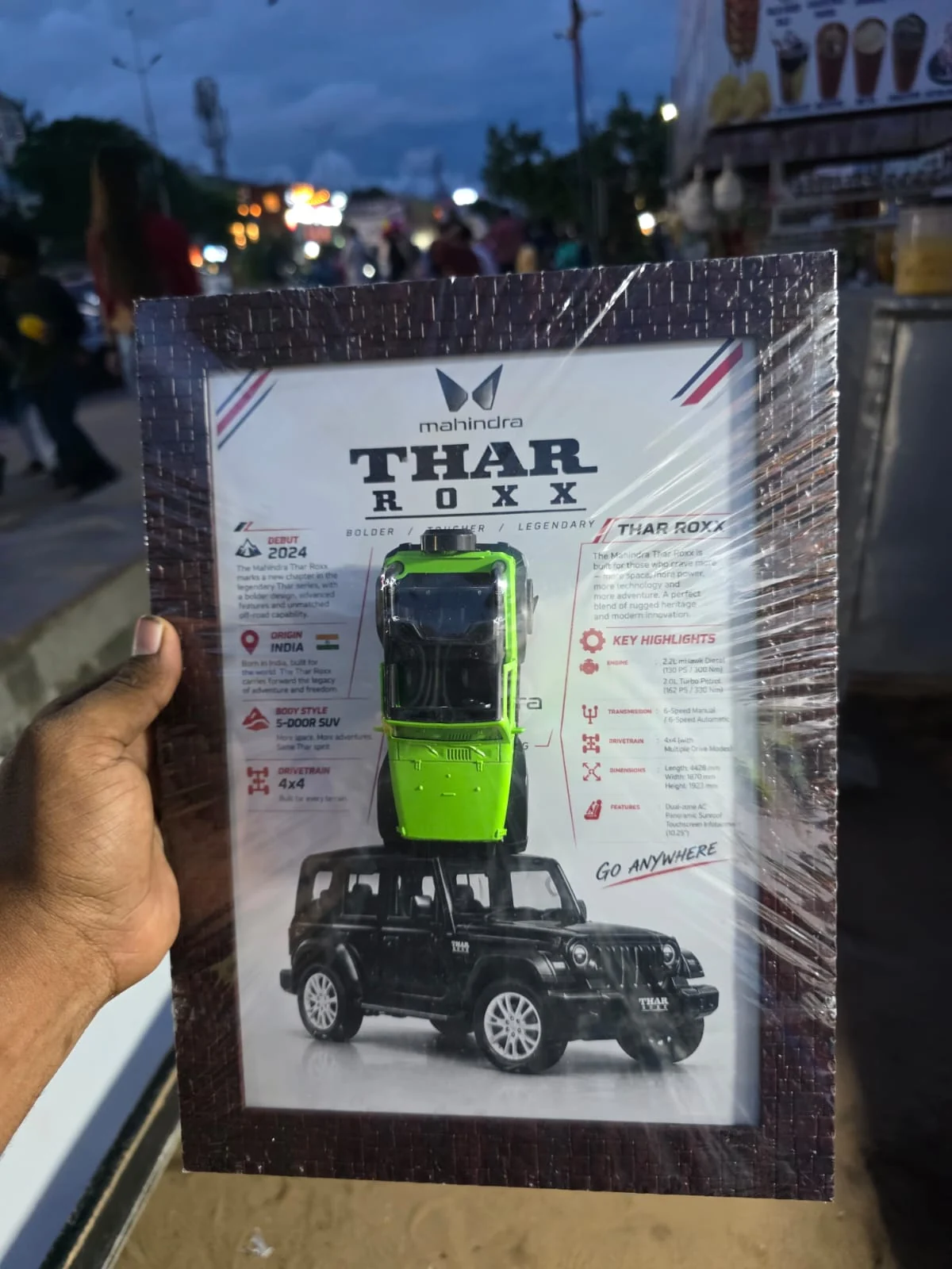 Car with frame